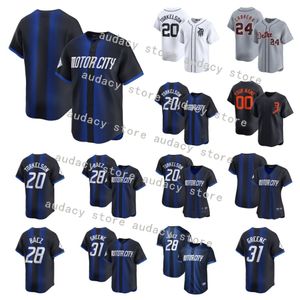 Spencer Torkelson 2024 City Connect Tigers Jersey Riley Greene Matt Vierling Javier Baez Jake Rogers Carson Kelly Meadows Zach McKinstry Sıcak Satış Miguel Cabrera