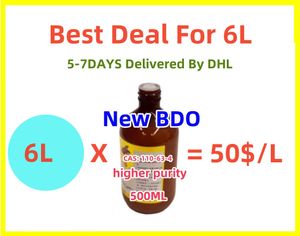 Bestes Angebot für 6L 99,9% Reinheit 1 4-B Glykol 14 BDO 14 BDO 14B CAS 110-63-4 1, 4-Diol 1 4-Butandiol 14b 1,4-Butylen BDO 6L