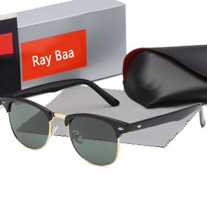 Fashion Designer Luxury Men Women Polarized Ray BAA Occhiali da sole Aviatore Occhiali da sole a cinghia protetti