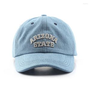 Ball Caps Cotton Denim Baseball Cap For Men And Women Fashion Soft Top Hats Casual Snapback Hat Summer Sun Dad Unisex