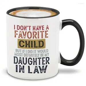 Mugs 11oz Funny Daughter-In-Law Mug - Perfect Gift For In-Laws Sarcastic Coffee Cup With Humorous Saying