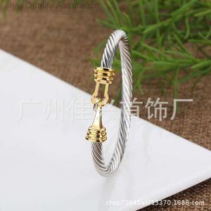 Bracelet Designer David Yurma Bracelet Woman Luxury Charm Bracelet Twisted Thread Hand Decoration Color Hook Head
