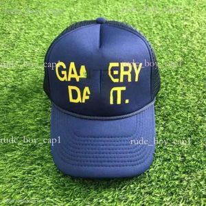 Gallerier Dept Hat Ball Caps Designer Dept Hat Ball Capsamerican Letter GP Graffiti Mesh Truck Driver High Profile Trendy Baseball Cap Blue Fashion 599