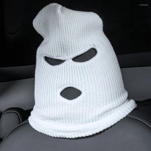 Coprine del volante dello sterzo sedili per auto divertenti in maschera mascherata a maglia Halloween Cover HeadRest Cover Decoration Ghost Protector