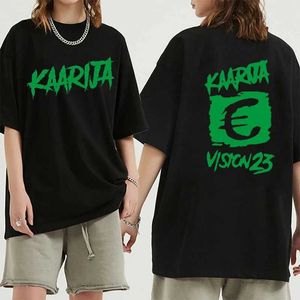 Herr t -shirts krij - cha - finland - eurovision 2023 tshirt stiliga kläder män/kvinnor 100% bomull t -shirts hip hop strtwear ts t240506