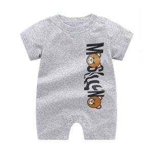 Rompers Baby Infant Designers Clothes Newborn Jumpsuit Long Sleeve Cotton Pajamas 0-24 Months Drop Delivery Kids Maternity Clothing Ju Dh1U2