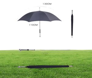 Mode svart långhandtag paraplyer män automatisk vindtät paraply affär svärd krigare självdefens kreativ solig och regnig 8468304