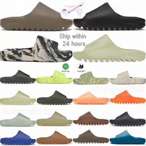 designer slide sandals slippers Slate Grey Onyx Resin Slate Marine Bone Azure Granite Dark Flax Pure Salt Glow Green Soot Enflame Orang2Vdu#