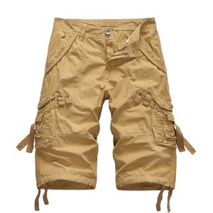 Nya sommarsportshorts ren bomull tvättad capris mens arbete shorts mens slitage