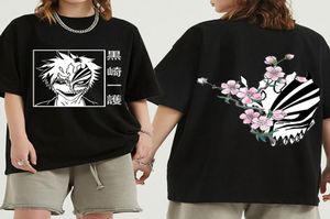 Men039s tshirts japansk anime blekmedel t shirt män kawaii kurosaki ichigo grafiska tees roliga harjujuk tecknad manlig streetwear t3894933