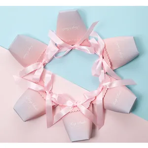 Gift Wrap 30 Pcs Pink Festival Favor Paper Candy Box Candy/Cake/Soap/Cookie/Cupcake Merry Christmas S