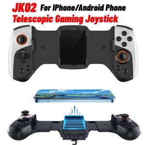 S Joysticks JK02 Выдвижной игра джойстик 2-в-1 Беспроводной мобильной игры Type-C Type-C Semiconductor Hot Water Tank Game Game J240507