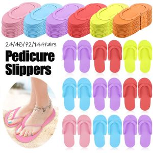 Sandalen Antislip -Pediküre Pediküre Einweg Flip Flops Eva Foam Spa Slipper Multi Color Pediküre Sandalen Bulk Kit Lieferungen für Gast