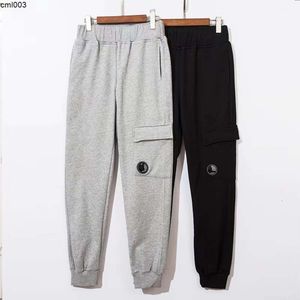 High Street Tide Brand Mens Pants Tech Fleece Pocket Lens Terry Fabric Sweatpants Men and Women Couple Basic Pencil 84t0