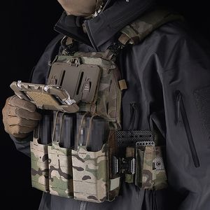 Bolsa Tactical Dobed Navigation Board Military Airsoft Case Bolsa de Caso de Caso para Vestido de Vesto de Telefone Equipamento de Guerra do Exército 240430