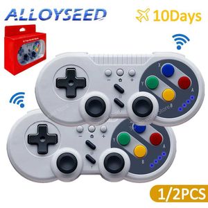 S Wireless GamePad Game Console Controller Joystick med dubbla motorvibration Turbo -funktion för Nintendo Switch PC Windows 1/2st J240507