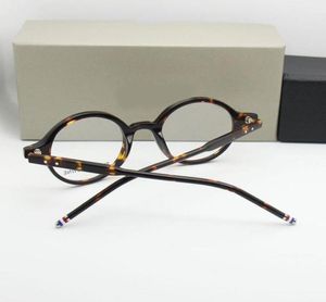 Wholeglasses new york eyewear glasses tb407 retro round style frame matching degree lenses with original case8237458