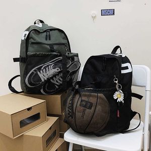Borsa da basket Backpack Multifunctional Backpack Portable Sport Sports Student Studening Basketball Backpack Football 231115