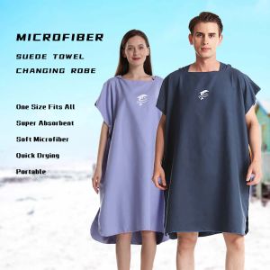 Akcesoria Mutao unisex surfowanie Poncho Rabi Ręcznik, szlafrok mikrofibry Ponchos Surfer szat