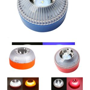 New Magnetic Car Led Strobe Emergency Light Flashlight Induction Road Accident Lamp Beacon Safety Accessory Yellow Red Blue White