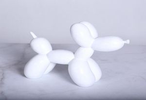 Favor de festa escultura de cães de balão estátua de arte mini colecionável figura decoração resina resina estatueta de mesa de mesa de mesa decoração 4506769