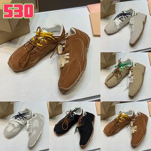 Top Mius 530 SL SLEDE Sneakers Mens Designer Shoes Cinnamon Black White Ecru Luxury Fashion Casual Shoe Men Men Women Женщины повседневные кроссовки 35-44