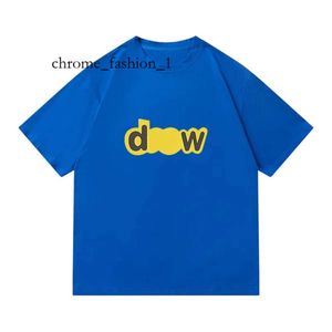 DrawDrew Shirt Designer Tshirt Homens feminino letra de moda letra de manga curta camisas de tração redonda de algodão puro de casal solto dos homens desenham 942