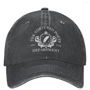 Ball Caps The Tortured Poets Department Swifts Trucker Hat Merchandise Vintage Distressed Cotton Headwear Unisex