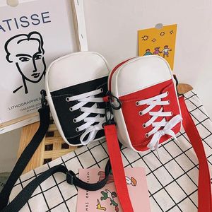 Akşam çantaları ayakkabılar kadınların tek omuz çantası tuval tuval crossbody kadın katı çapraz vücut messenger kadın el çantası