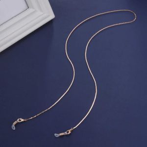 Eyeglasses chains Skyrim Rose Gold Color S Shape Lanyard Glasses Chains Women Anti-slip Sunglasses Chain Reading Eyeglasses Strap Rope Accessories