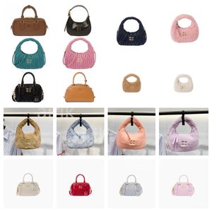 Projektantka w kręgle damska man crossbody designer luksusowa torebki TOTE Half Moon Travel Clutch torebki puszyste torba na ramię zima