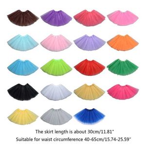 tutu Dress Children Kid Girls Ballet Skirts Elastic Mesh Tutu Dress Dancing Skirt D5QA d240507