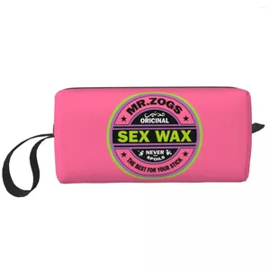 Storage Bags Mr Zogs Surfing Sex Wax Makeup Bag For Women Travel Cosmetic Organizer Cute Toiletry