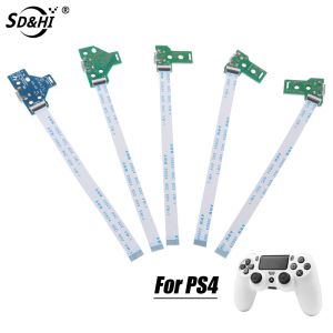 Speakers 1pc USB Charging Port Socket Circuit Board For 12Pin JDS 011 030 040 055 14Pin 001 Connector For PS4 Controller