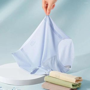 Frauenhöfen süße Unterwäsche für Mädchen Frauen Feste Farbe Nylon mittlerer Röhrchen Eis Silk Nahtloses Slips Sports Brief Intimates