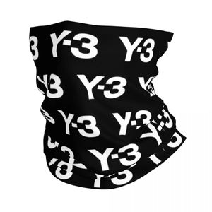 Y3 Bandana Neck Gamper gedruckt Mode Balaclavas Wickel Schal warmes Stirnbandfischen für Männer Frauen Erwachsene 240507