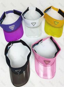 Bütün moda tasarımcısı golf güneş vizörü sunvisor parti şapkaları beyzbol şapkası spor güneş koruyucu şapka tenis plajı elastik boş üst kap6531185