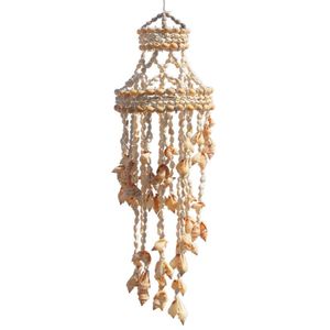 Decorative Objects Figurines Sea Shell Wind Chime Hanging Ornament Wall Decoration Creative Pendant Sty 50X14CM