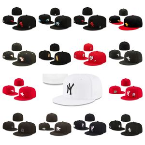 Hot Fitted hats Fit hat Baseball football Snapbacks Designer Flat hat Active Adjustable Embroidery Cotton Mesh Caps All Team fashion Outdoor Sports cap sizes 7-8