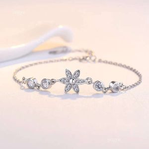 Fresh Crystal Flower Bracelet Minority Design Student Temperament Bracelet Ins Tide N 732214