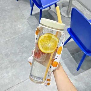 Cups Dishes Utensils 2024 Water Cup High Appearance Anti Drop Water Bottle Plastic Direct Drinking CupL2405
