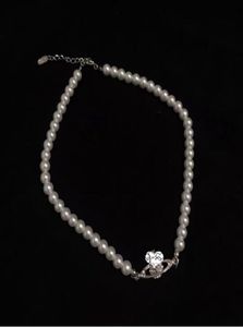 New boutique ladies pendant full of diamonds Saturn pearl necklace clavicle chain neck chain love gift clothing accessories 6572441