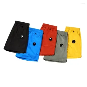 Shorts masculinos verão seca rápida cp praia ao ar livre esportes de calças curtas lentes jovens solteiras quietas cinco partes masculino masculino