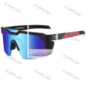 2024 Original Viper Heat Waves Sport Google TR90 Polariserade solglasögon för män/kvinnor utomhus vindtäta glasögon 100% UV -speglade linsgåva 4832