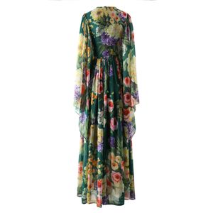 429 xxxxxl 2024 Milan Runway Платье весна лето с длинными рукавами платья на шею женского платья мода высокое качество Guoer