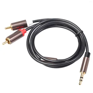 Fjärrkontroller RCA -kabel HIFI Stereo 3,5 mm till 2RCA Audio Aux Jack 3,5 y SPLITTER FÖR AMPLIFIERARE BIL MOBILEFON