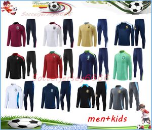 24 25 Várias equipes nacionais Brazil Englands Racksuit 2024 2025 Homens Kids Kits Soccer Kits Treinamento Treinamento Treinamento Chandal sobrevivência Maillot de Foot