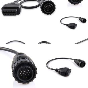 Ny hög kvalitet för Mercedes för Benz Sprinter 14Pin 16Pin Car Diagnostic Cable 14 till OBDII OBD2 OBD II ODB 2 16 PIN Adapter