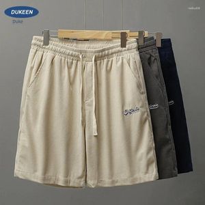 Herrbyxor en amerikansk corduroy shorts sommar tunna outwear sport middle trendiga löst 5/4