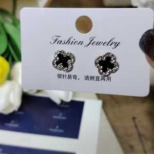 Love earrings gift preferred quality highend Earrings for women with lucky clover new famous silver with common vanly